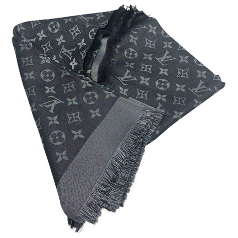 louis vuitton grey scarf replica|genuine louis vuitton scarf.